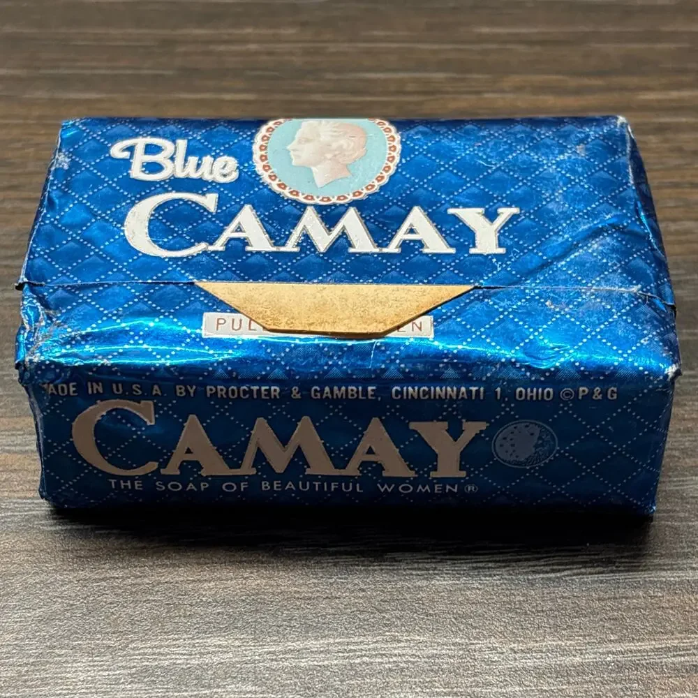 Vintage Camay Bar Soap Of Beautiful Women Blue USA Made Procter & Gamble